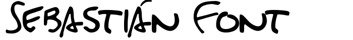 шрифт Sebastián Font