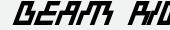 шрифт Beam rider Bold Italic