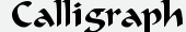 шрифт Calligrapher Regular