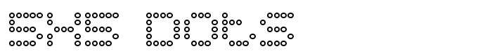 предпросмотр шрифта 5x5 Dots