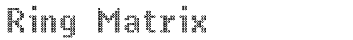 предпросмотр шрифта Ring Matrix