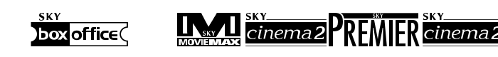 предпросмотр шрифта SKY logos