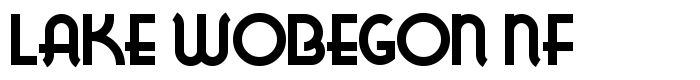 шрифт Lake Wobegon NF