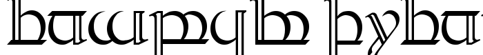 предпросмотр шрифта Tengwar Quenya