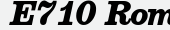 шрифт E710 Roman Bold Italic