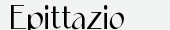 шрифт Epittazio