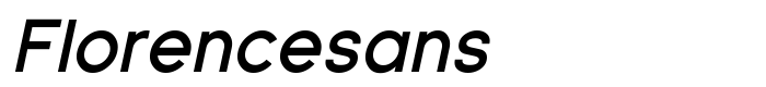 скачать шрифт Florencesans предпросмотр шрифта Florencesans