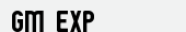 шрифт GM Exp