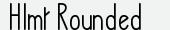шрифт Hlmt Rounded