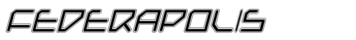 скачать шрифт Federapolis предпросмотр шрифта Federapolis