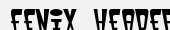 шрифт Fenix Header