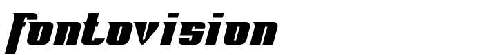 скачать шрифт Fontovision предпросмотр шрифта Fontovision