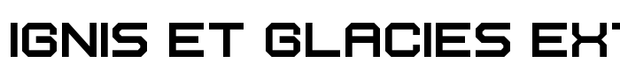 скачать шрифт Ignis et Glacies Extra Sharp предпросмотр шрифта Ignis et Glacies Extra Sharp