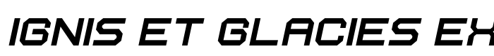 скачать шрифт Ignis et Glacies Extra Sharp предпросмотр шрифта Ignis et Glacies Extra Sharp