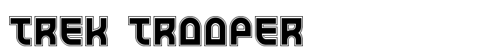 скачать шрифт Trek Trooper предпросмотр шрифта Trek Trooper