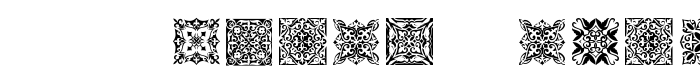 шрифт SL Square Ornaments