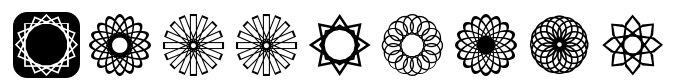 шрифт Symmetric Things 2