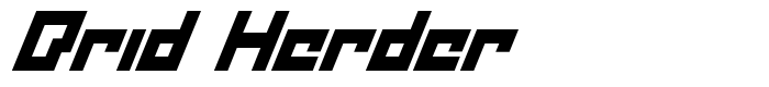 предпросмотр шрифта Drid Herder