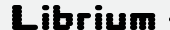 шрифт Librium + Libritabs