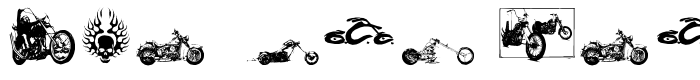 шрифт Choppers for Life
