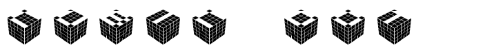 шрифт Cubic Dot