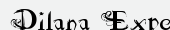 шрифт Dilana Experimentype