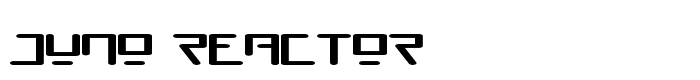 шрифт Juno Reactor