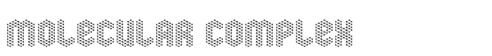 шрифт Molecular Complex