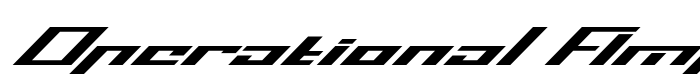 шрифт Operational Amplifier