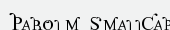 шрифт Parolm SmallCaps