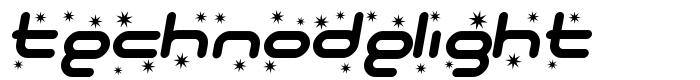 скачать шрифт Technodelight предпросмотр шрифта Technodelight