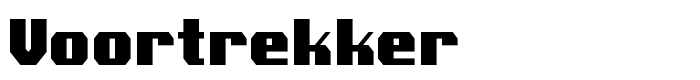 скачать шрифт Voortrekker предпросмотр шрифта Voortrekker
