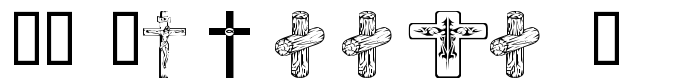 шрифт WM Crosses 1