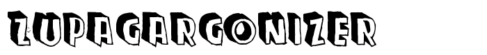 шрифт Zupagargonizer